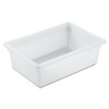 Rubbermaid 3500WHI Food/Tote Box, 12.5gal, 26w x 18d x 9h,