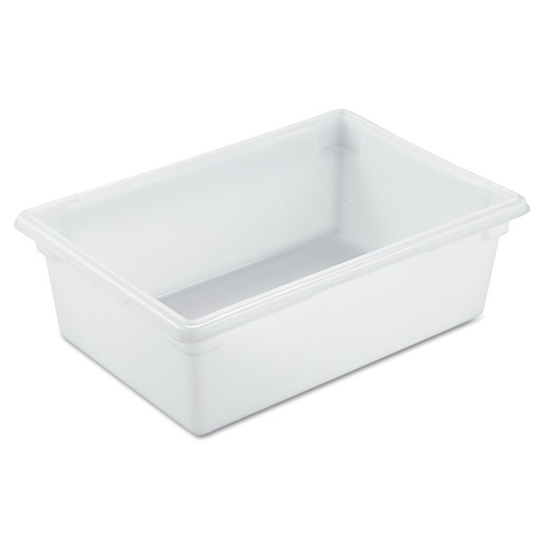Rubbermaid 3500WHI Food/Tote Box, 12.5gal, 26w x 18d x 9h,