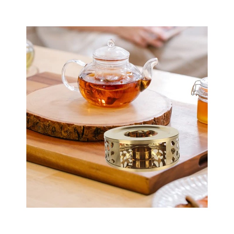 Teapot Warmer Stainless Steel Tea Warmer Tea Light Holder Teapot