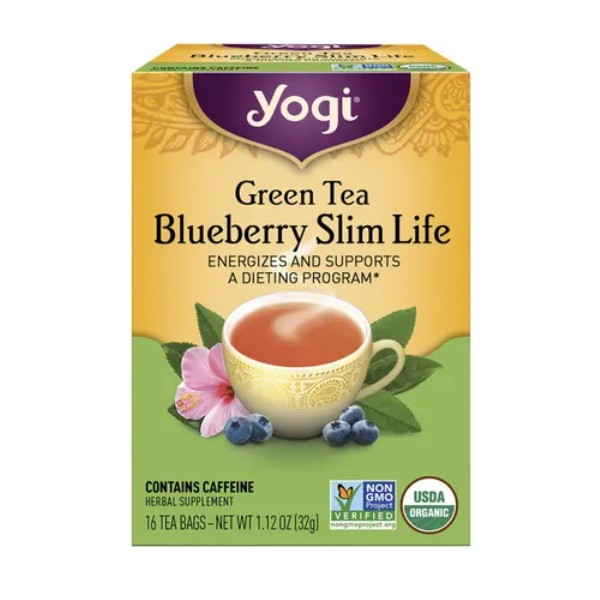 Yogi Green Tea Blueberry Slim Life Tea 16 Teabags