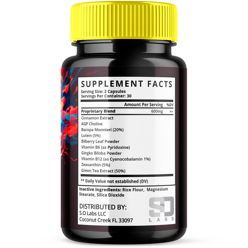 Titan Labs IQ Blast Pro Brain Supplement - Enhance Cognitive