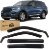 Nilight in Channel Window Deflectors for Ford Explorer 2020-2024