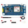 NB-IoT/Cat-M(eMTC)/GNSS HAT for Raspberry Pi Based on SIM7080G Supports Protocols