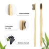 Virgin Forest Bamboo Toothbrush, Biodegradable Soft Bristles Toothbrushes, Wooden Toothbrush
