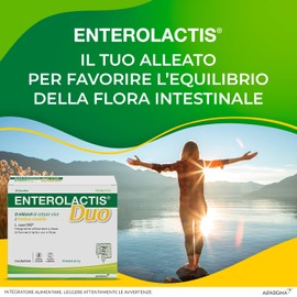 Enterolactis Duo 20 bustine solubili: probiotico che aiuta a favorire l’equilibrio intestinale