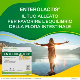 Enterolactis Duo 20 bustine solubili: probiotico che aiuta a favorire l’equilibrio intestinale