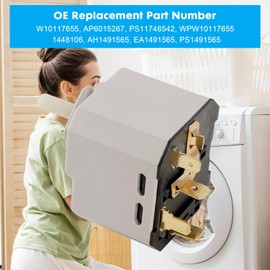 W10117655 Dryer Push to Start Switch Replacement for Whirlpool Kenmore Maytag Crosley, Dryer Start Switch AP6015267 PS11748542 WPW10117655