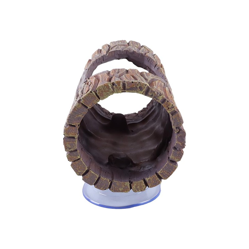 Gutol Reptile Log, Resin Lizard Hiding Place, Reptile Tank Accessories