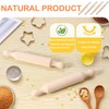 4pcs Rolling Pin, 20 X 2.5cm Rolling Pin for Baking,