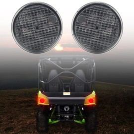 Par de faros traseros LED compatibles con Kawasaki Teryx Teryx4 2012-2016, Negro