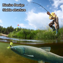 Fly Fishing Popper Lures - Colorful Popper Fly Fishing Lures - Effective Freshwater Bait Gear Fish Tackle Accessories for Sea Bass Sunfish Trout Bluefill