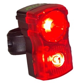 AWE AWEFlash™ Superbright 40 Lumens 2 x 0.5W Red LED USB Bicycle Rear Light 77 hrs Run Time. Visibility 800m+ IPX4 Waterproof *SEE 360 VIDEO*