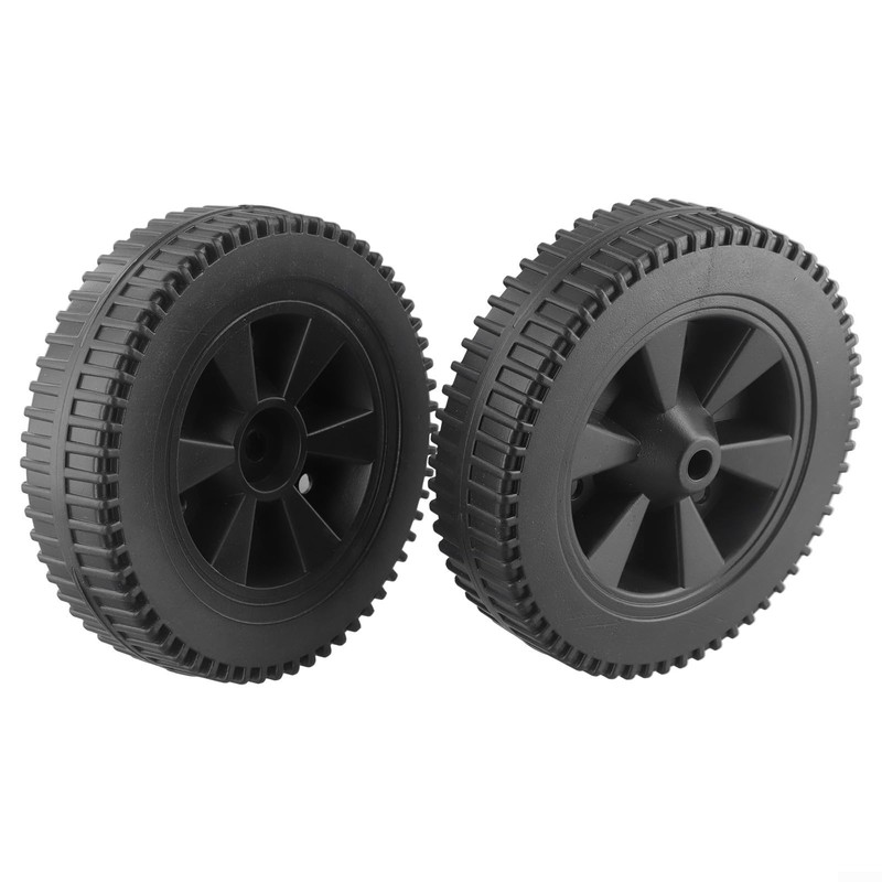 BBQ Grill Wheel, BBQ Wheels Oven Wheels, Black, 17.8 cm