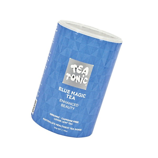 TEA TONIC Blue Magic Tea Tube 50g ( loose tea leaf )