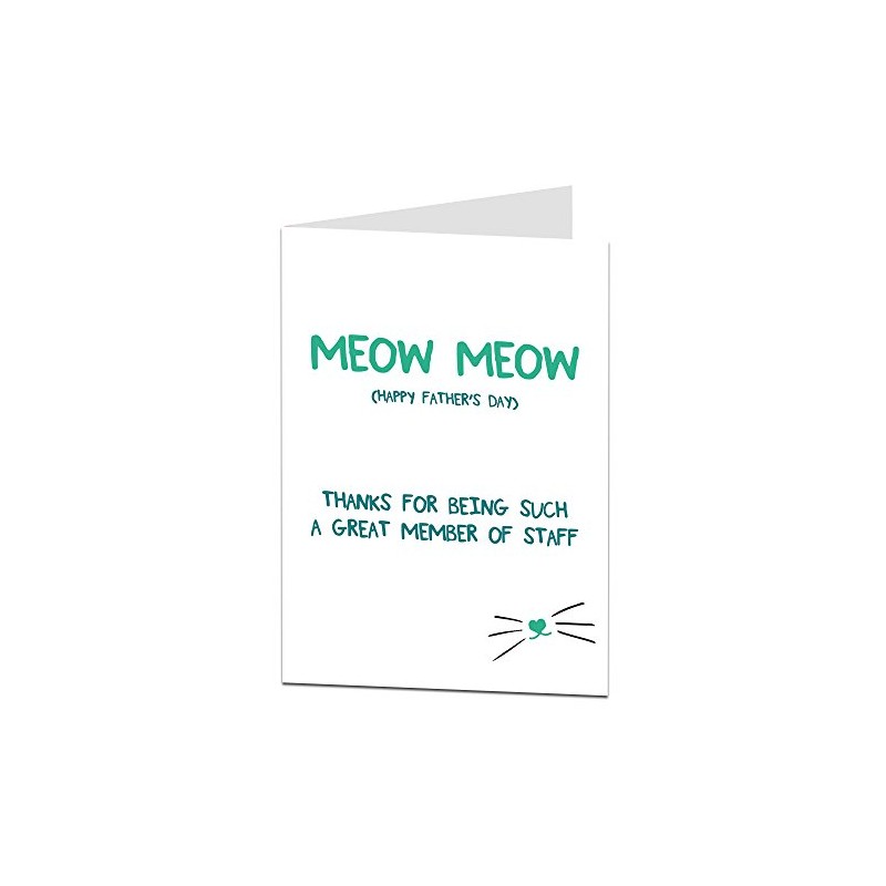 Father's Day Card For Dad From The Cat Pet Theme