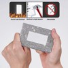 Silver Bling Rhinestones Single Rocker Switch Light Switch Cover Plates