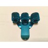 1 x BLUE COLOURED TREBLE TRIPLE PEN HOLDER POCKET PEN