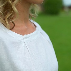 LinenMe Dress Emma Linen, White