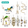Pack of 8 Bird Toys for Bird Cage Chewing Grinding