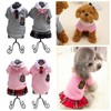 Pet Uniform School Skirts Sailor Costume Dog Campus Clothes Teddy