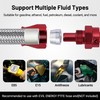 EVIL ENERGY 10AN PTFE Fuel Line Kit,AN10 E85 Stainless Steel