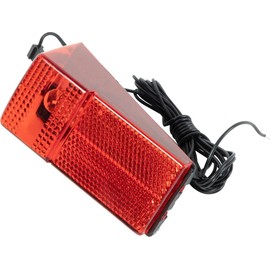 ON BIKE Fanalino Posteriore Per Ciclo Con Lampadina Fanale Bici Dinamo Universale - Impermeabile Ampio Angolo Visibilità Montaggio Rapido Con Filo Incluso Sicurezza Stradale