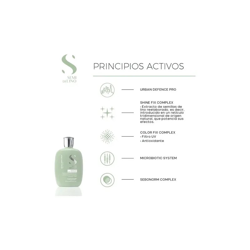 Shampoo Reequilibrante Cuero Cabelludo Alfaparf Graso 250ml