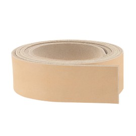 ELW - Tiras en blanco para cinturón, 8/9 onzas (3.2-3.6 mm) de grosor, tamaño 1-3/4 x 60 pulgadas, piel de vaca natural curtido vegetal para herramientas, grabado, grabado en relieve, moldeado y teñido