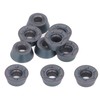 10 Pcs Lathe Carbide Blade Round Wood Turning Cutter High