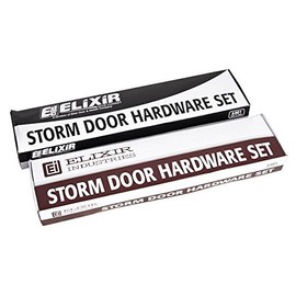 White Storm Door Hardware Kit for Elixir Mobile Home Doors