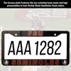 EliteAuto3K Florida State Seminoles License Plate Frame Cover – Black