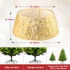 LIHAO Christmas Tree Skirt 60 cm Christmas Tree Stand Cover