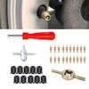 Schrader Valve Core Service Kit for Tire Maintenance – 33-Piece