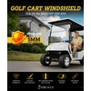 EXOEMTS Golf Cart Windshield for EZGO TXT 1995-2013, Foldable Clear