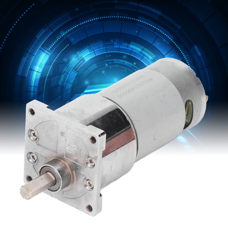 DC Gear Motor Eccentric Shaft CW CCW Self Locking Brass