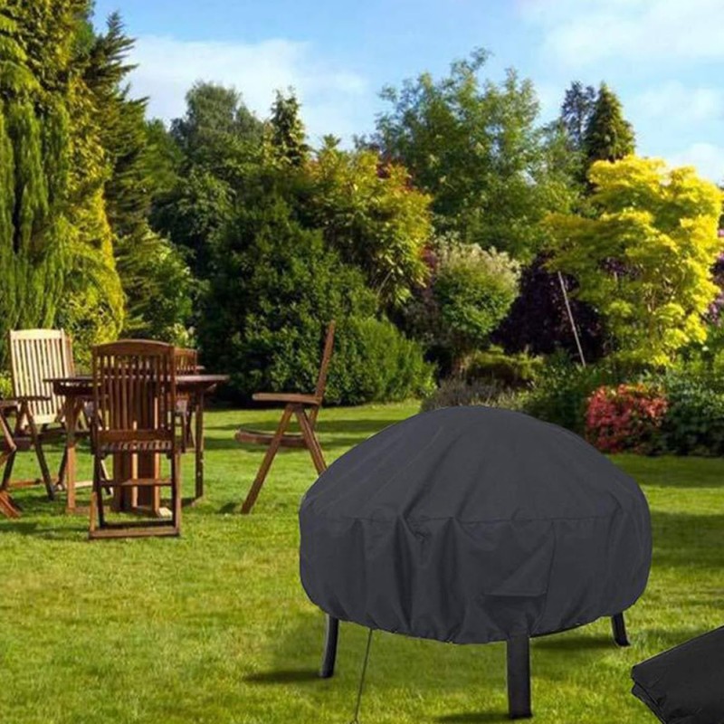 NOLITOY 1pc BBQ Cover Windproof and UV Resistant Easy to