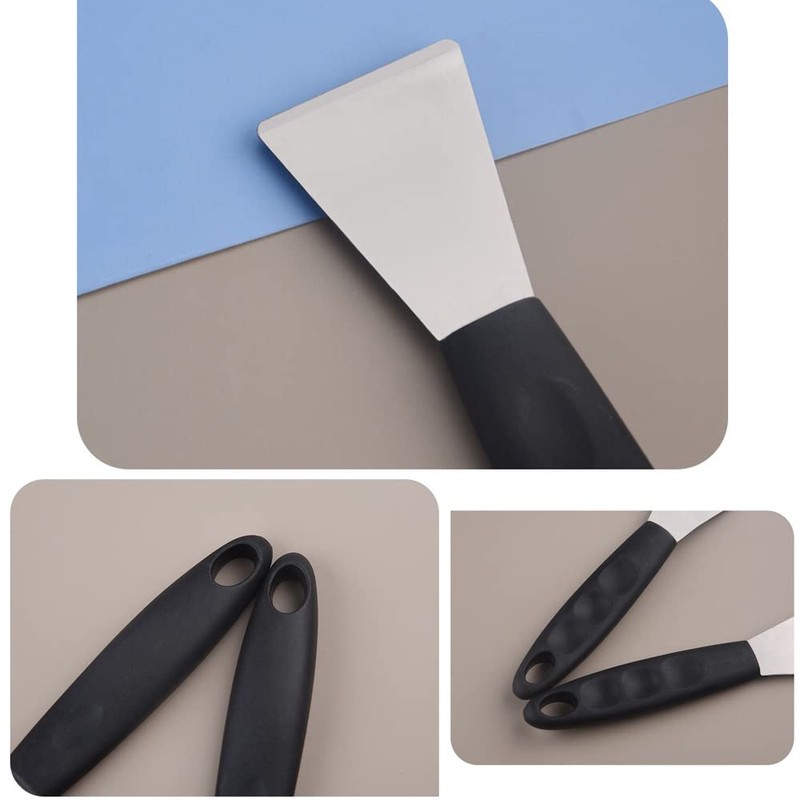 Stainless Steel Scraper, Oven Scraper Tool,Induction Hob, Stoves,None-Scratches Putty Scraper