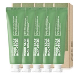 (5+1 bonus) Delica hand cream 5-piece set hand moisturizing moisturizing cream moisturizing gift - 6. Delica hand cream wood sage x 5 / (5+1덤)델리카 핸드크림 5종세트손보습보습크립보습선물 - 6.델리카 핸드크림 우드세이지x5개