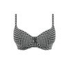 Freya Check in Sweetheart Bikini Top Monochrome Black 34G