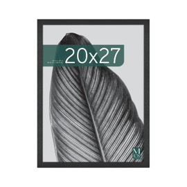 MCS Studio Gallery 20x27 Poster Frame Black Woodgrain, Vertical & Horizontal Wall Hanging Large Picture Frame for Photos, Posters & Art Prints (1-Pack)