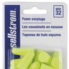 Sellstrom Disposable Uncorded Foam Ear Plugs, 32dB NRR, Hi-Viz Green