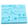 Music Note Fondant Mold Musical Instrument Chocolate Silicone Mold