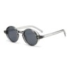 H HELMUT JUST Round Retro Sunglasses for Men and Women