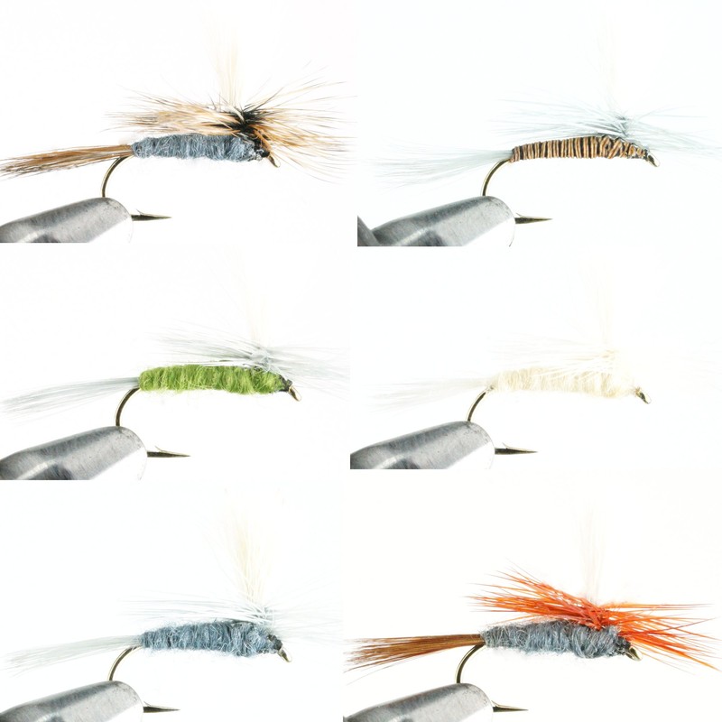 GoFly Visible Parachute Fly #12, #14, Set of 12