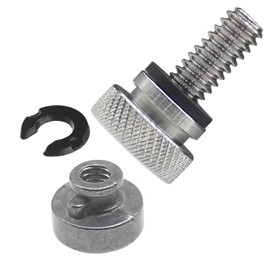 Amavoler Seat Quick Stainless Steel Mount Bolt with Nut Kit Compatible for Harley Sportster Dyna Touring 1996-2021 (chrome)
