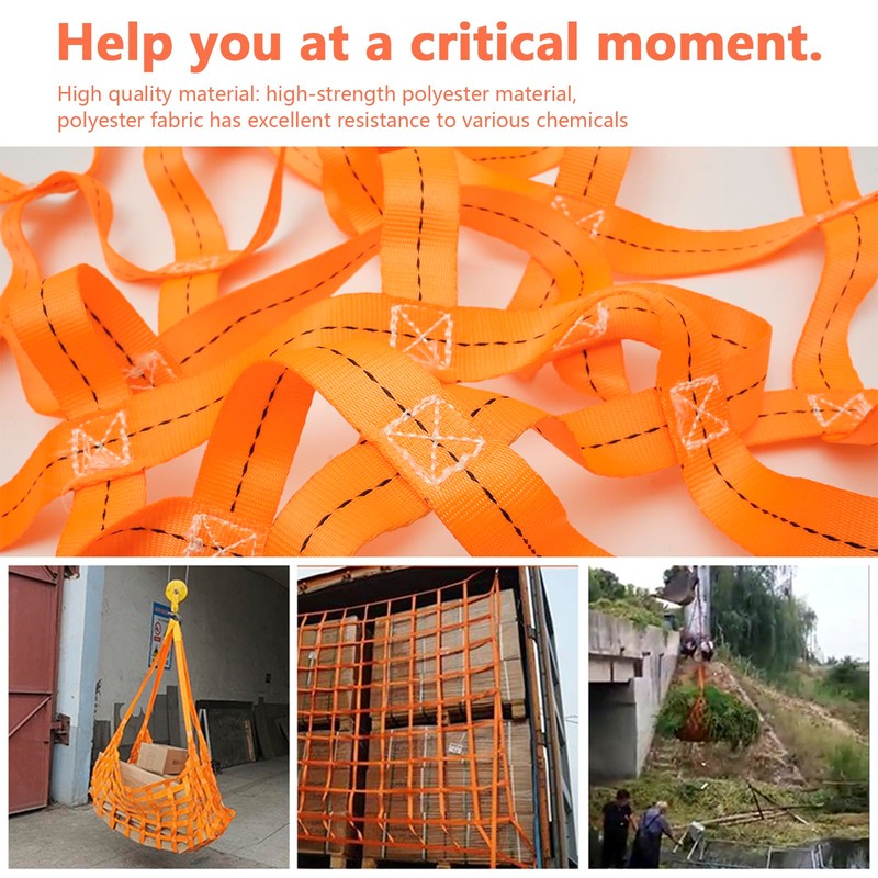 Cargo Loading Net 1Mx1M Polyester Hoisting Net safety net 300