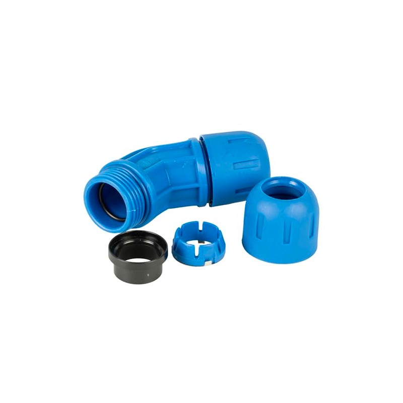 RAPID AIR FASTPIPE 45 DEGREE ELBOW ADAPTER FOR 1" FAST