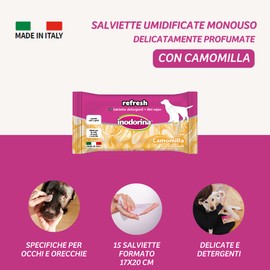 INODORINA Tücher inodoriner Aktualisierungskamomilla 15 und