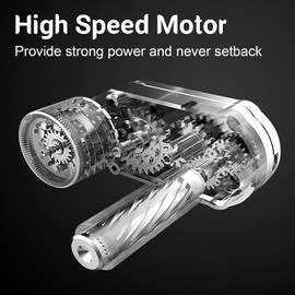 Electric Nail Clipper, Nail Trimmer with Nail Clip Storage, AAA Battery Automatic Nail Clipper for Adults, Seniors, Babies, Children (White, AAA Battery Required)