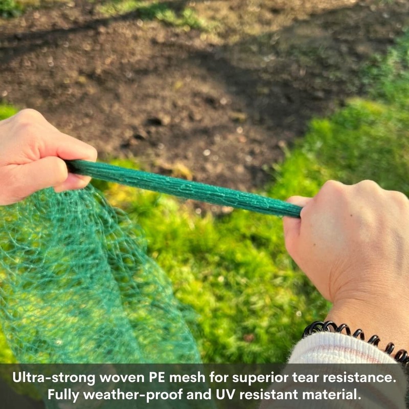 Bird Netting Garden Mesh for Strawberry Fruit Protection Raised Beds